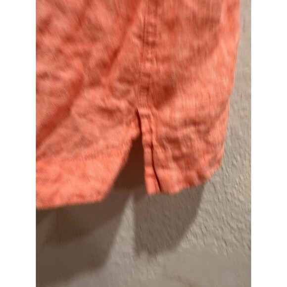 Athleta Voyager 100% Linen Tank Top Womens Sunset Glow Adjustable  Size  Medium - Picture 4 of 5